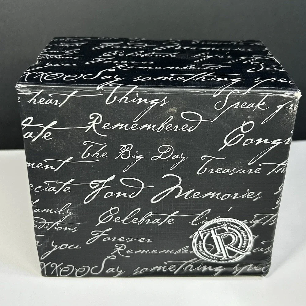 Things Remembered Gravity Pen Stand w/ Lighted Touch Clock NEW Sealed